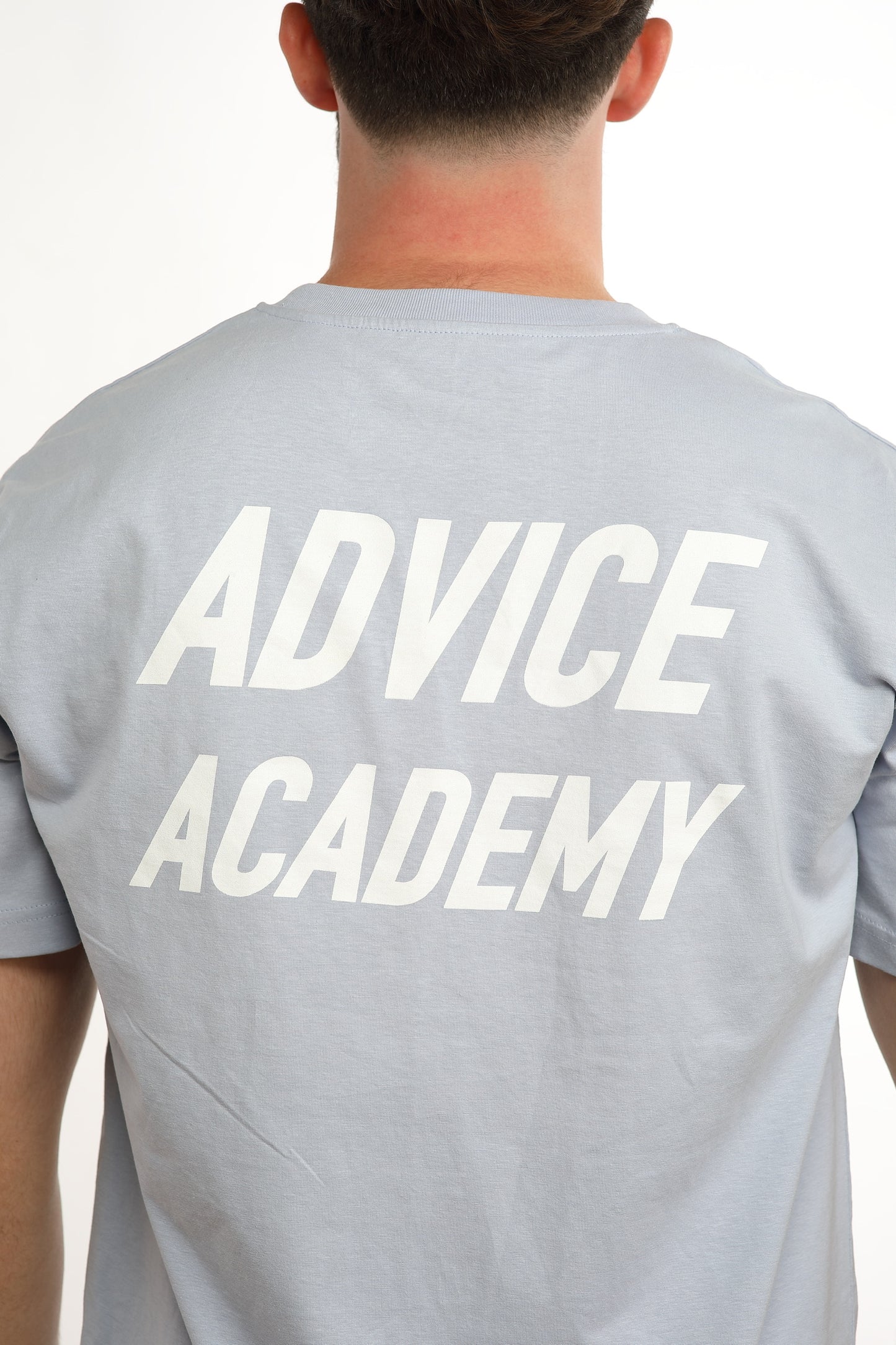 Advice Academy Premium Oversized Tee - Serene Blue