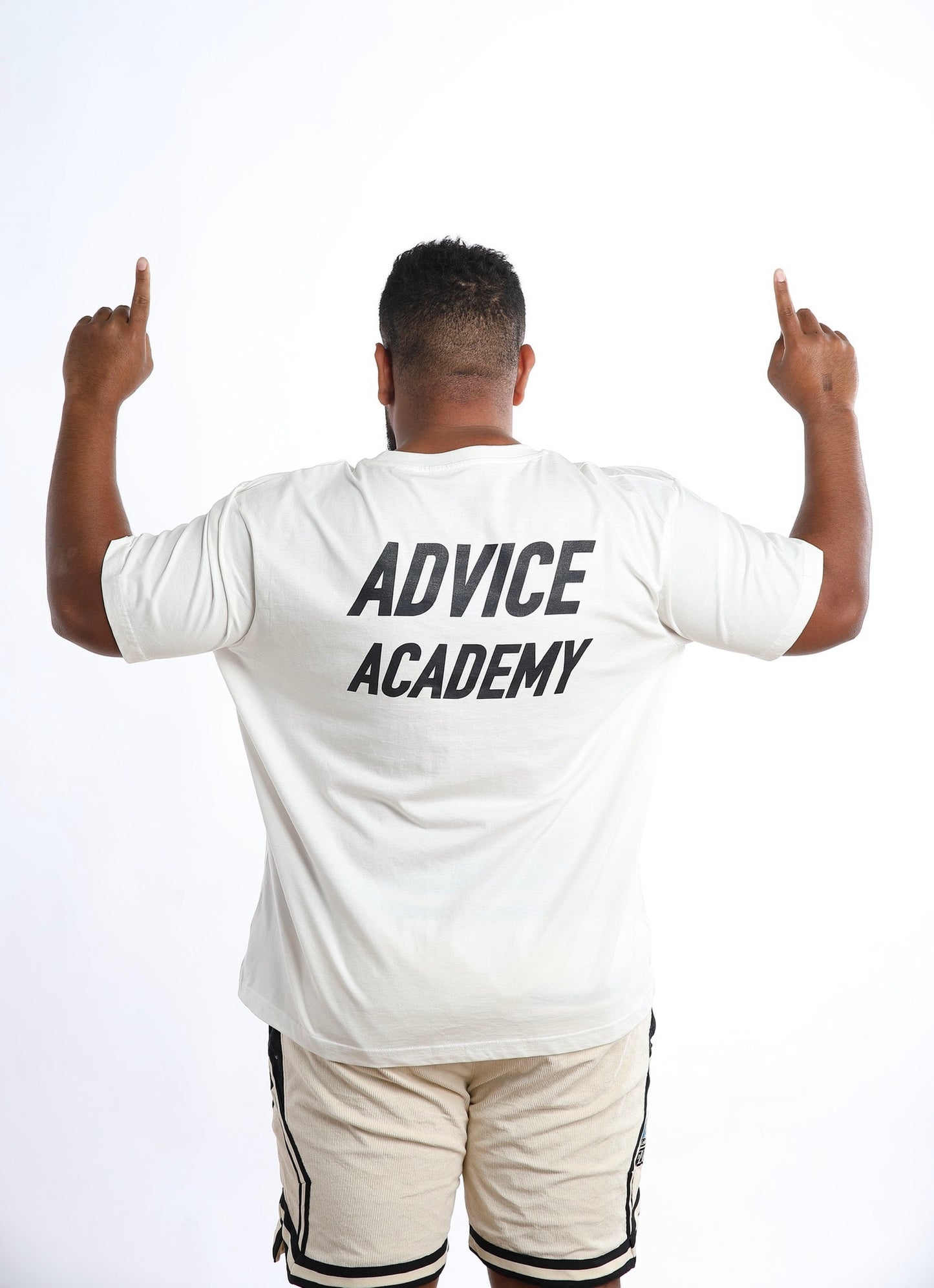 Advice Academy Premium Oversized Tee - Off-White